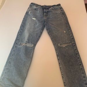 Alice & Oliva Raw Hem Jeans